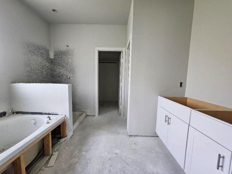 In-progress construction of a new home in The Hollow, Ennis, TX (Image 6).