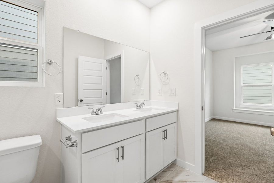 Furnished interior view inside a new home in Mayfair, New Braunfels (Image 9).