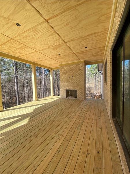 In-progress construction of a new home in , Acworth, GA (Image 10).