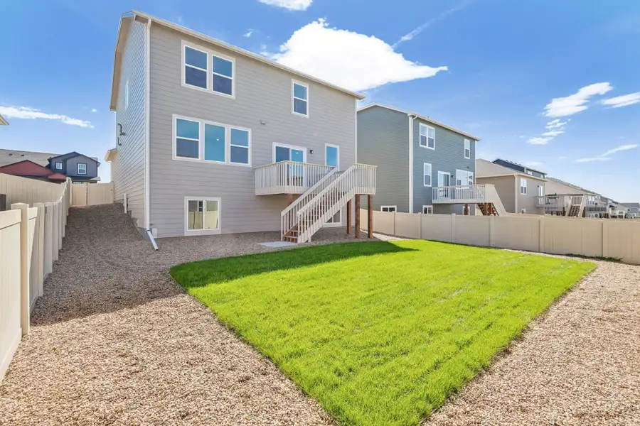 Exterior details and patio area of a home in Aspen Ranch, Fountain (Image 24).