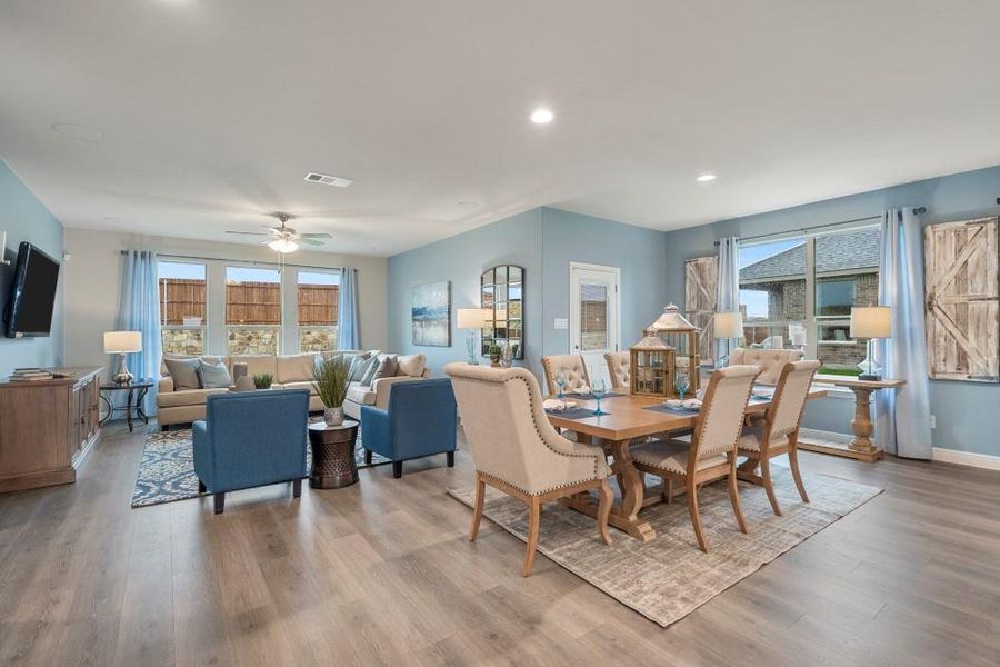 Furnished interior view inside a new home in , Justin (Image 16).
