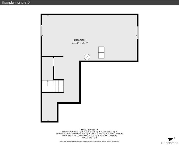 2D floor plan layout of this home in Independence: The Pioneer Collection, Elizabeth, CO (Image 4).