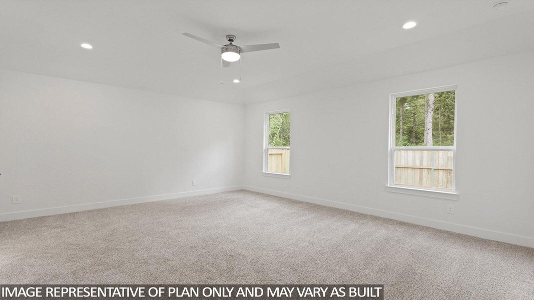 Spacious, unfurnished interior of a new home in Hills of Westlake, Conroe (Image 13).