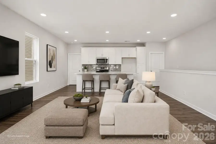 Furnished interior view inside a new home in , Charlotte (Image 4).