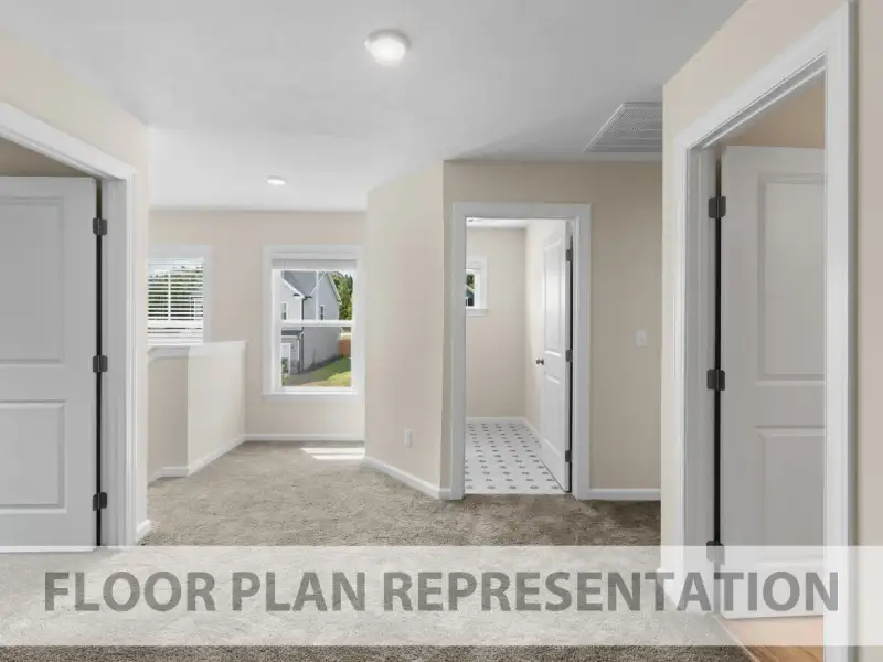 Spacious, unfurnished interior of a new home in Forrest Bluff, North Augusta (Image 11).