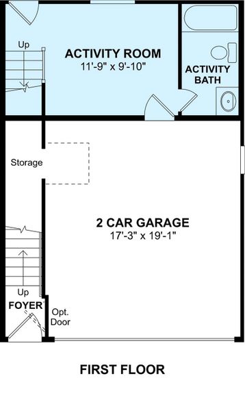 The Lincoln II floor plan by K. Hovnanian Homes. 1st Floor shown. *Prices, plans, dimensions, features, specifications, materials, and availability of homes or communities are subject to change without notice or obligation.