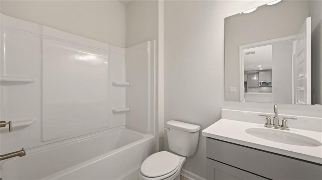 Furnished interior view inside a new home in Water Oak Estates, Lawrenceville (Image 5).