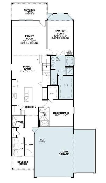 2D floor plan layout of this home in Wildrye, Waller, TX (Image 7).
