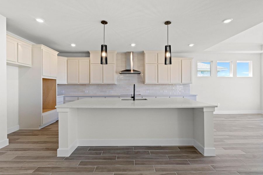 Furnished interior view inside a new home in Lariat, Liberty Hill (Image 6).
