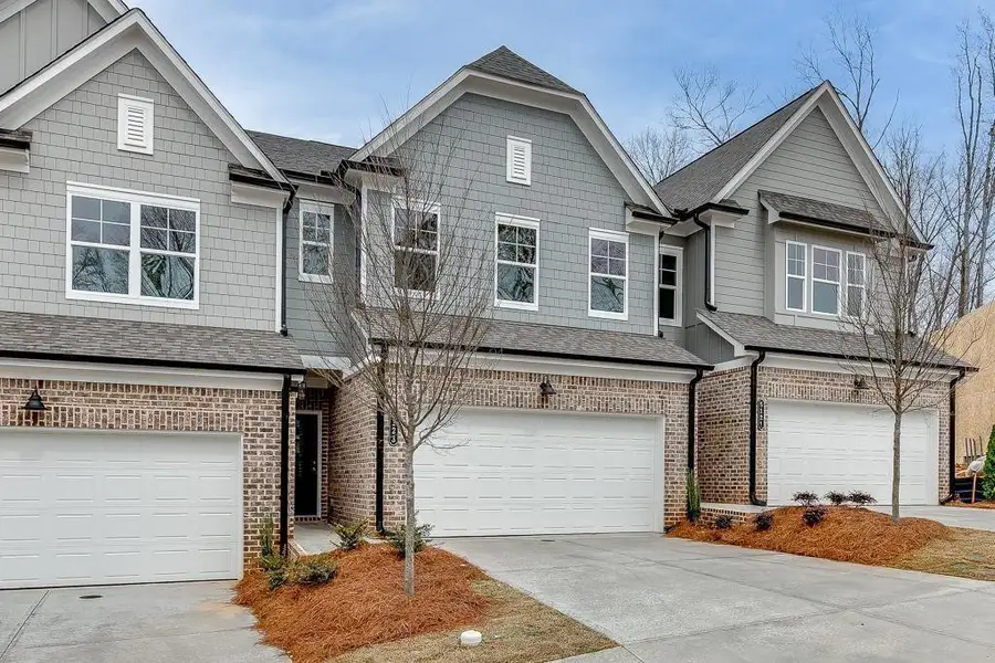 Front exterior of a new home in , Sugar Hill, GA, highlighting curb appeal (Image 20).