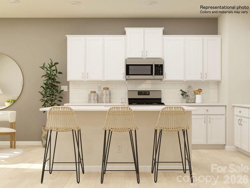 Furnished interior view inside a new home in Cannon Village, York (Image 4).