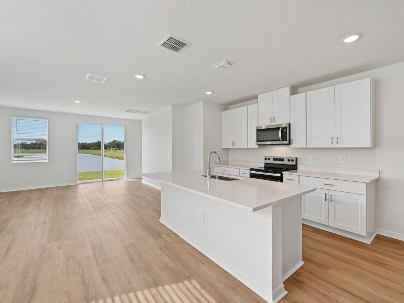 The Yellowstone Floorplan Kitchen.