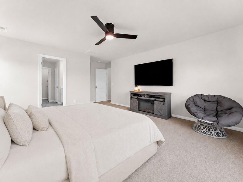 Furnished interior view inside a new home in Lindera Preserve at Cane Bay Plantation, Summerville (Image 7). Furnished interior view inside a new home in Lindera Preserve at Cane Bay Plantation, Summerville (Image 7).