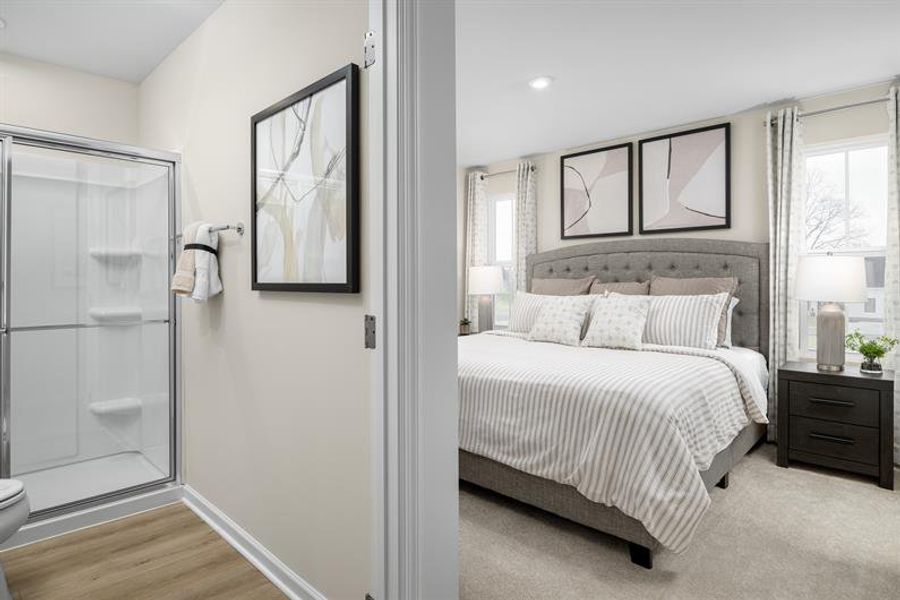 Furnished interior view inside a new home in Colonial Village, Edenton (Image 12).