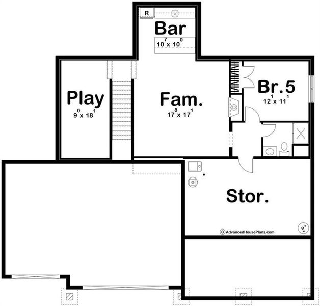 2D floor plan layout of this home in , Snellville, GA (Image 3).