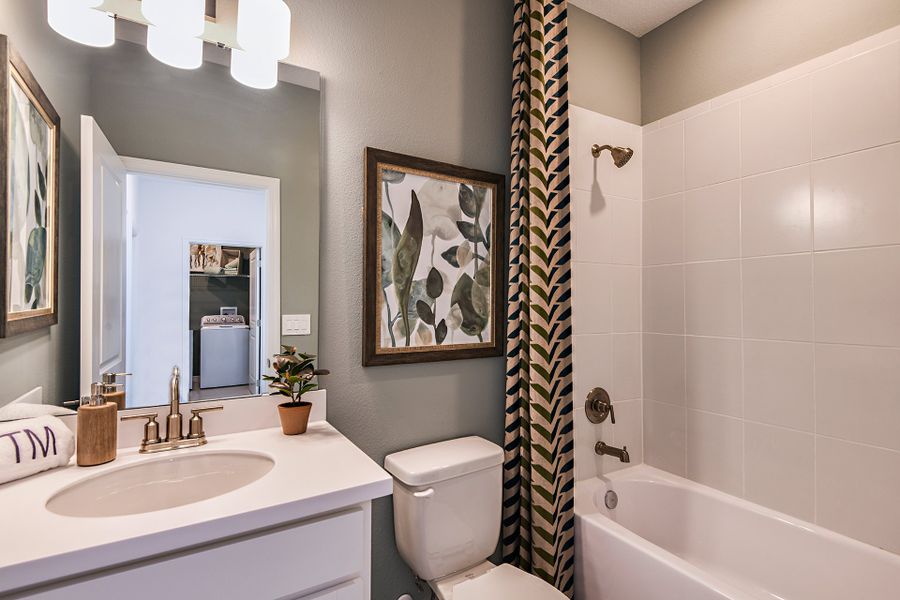 Furnished interior view inside a new home in Harvest at Ovation, Winter Garden (Image 24). Furnished interior view inside a new home in Harvest at Ovation, Winter Garden (Image 24).