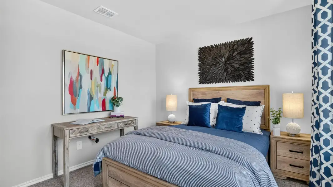 Furnished interior view inside a new home in Rosewood at Beltmill, Fort Worth (Image 30).