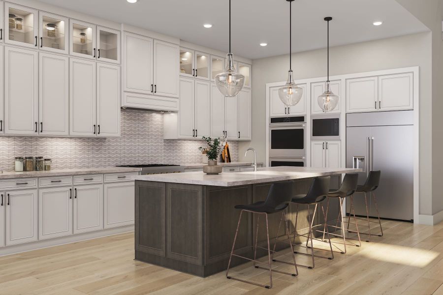 Representative furnished interior of a home built from the Camden by Tri Pointe Homes in Legacy Grove, Montgomery (Image 6).