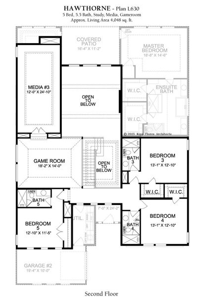 2D floor plan layout for the Hawthorne by Landon Homes in Lexington Frisco, Frisco, TX (Image 6). 2D floor plan layout for the Hawthorne by Landon Homes in Lexington Frisco, Frisco, TX (Image 6).