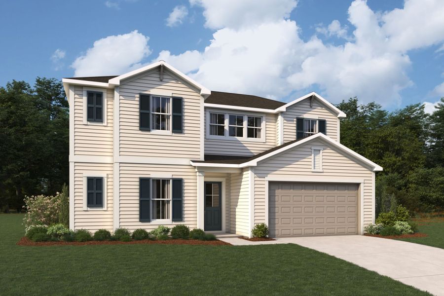 Representative exterior photo of a completed home built from the Wren by Mattamy Homes in RiverTown - Cove, St. Johns, FL (Image 4).