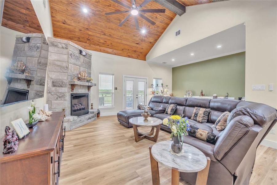Furnished interior view inside a new home in , Azle (Image 6).