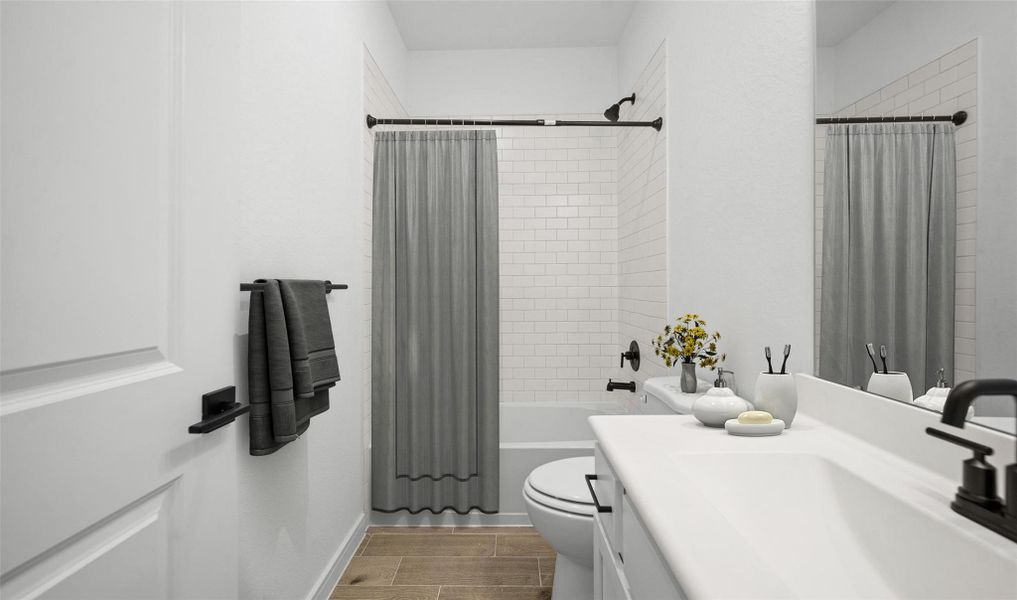 Hall bath (*Photo not of actual home and used for illustration purposes only.)