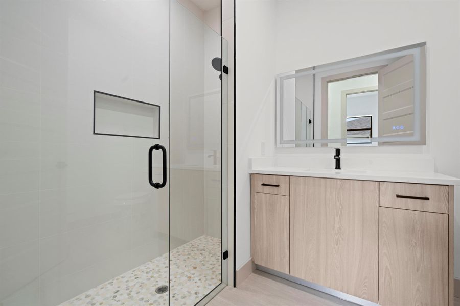 Furnished interior view inside a new home in , Port St. Lucie (Image 8).