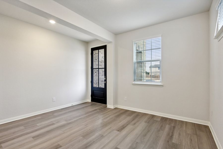 Entry of the Red River floorplan at a Meritage Homes community.