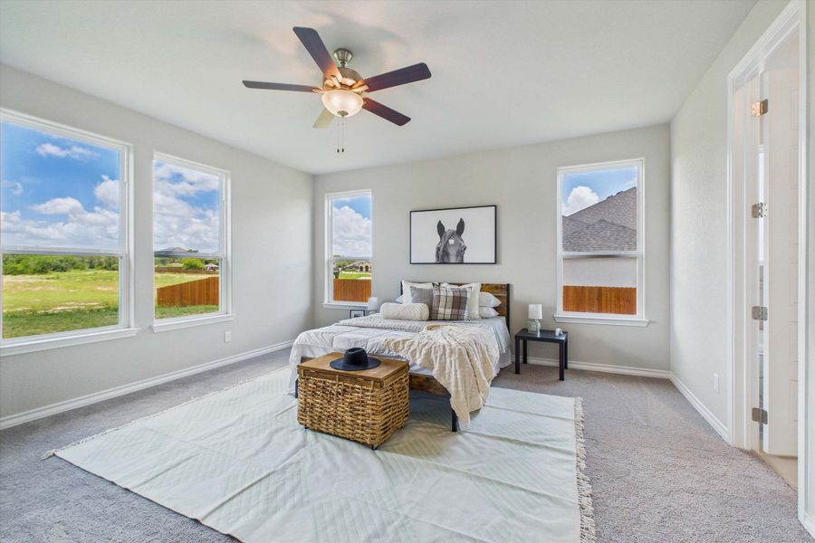 Representative furnished interior of a home built from the The Foster E by Davidson Homes LLC in Potranco Oaks, Castroville (Image 28).