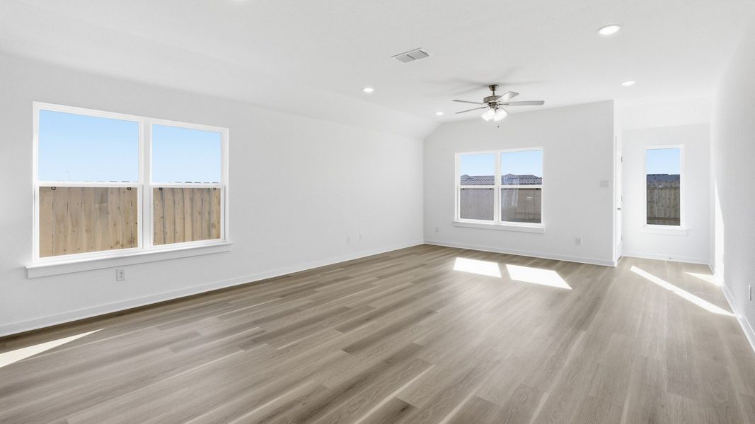 Furnished interior view inside a new home in Sky Ridge, San Marcos (Image 7).