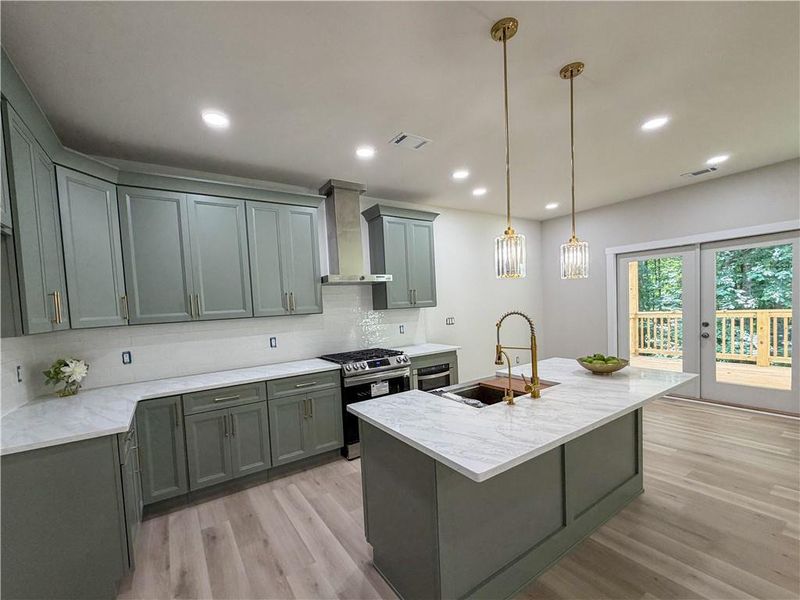 Furnished interior view inside a new home in , Norcross (Image 21).