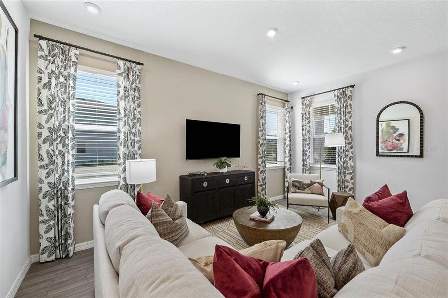 Furnished interior view inside a new home in Spring Walk at the Junction, Debary (Image 23).