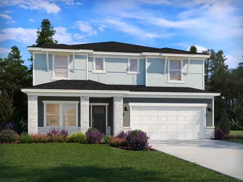 Front exterior of a home in the Mission Hills community, located in La Vergne, TN (Image 9).