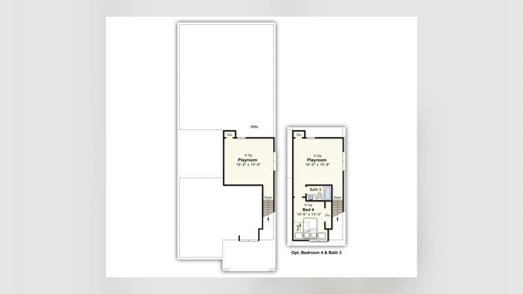 2D floor plan layout of this home in Lockwood, Collierville, TN (Image 3).