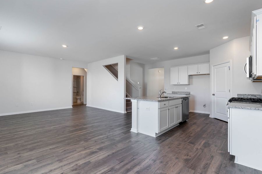 Representative unfurnished interior of a home built from the HAYDEN by D.R. Horton in South Haven, Camden (Image 11).