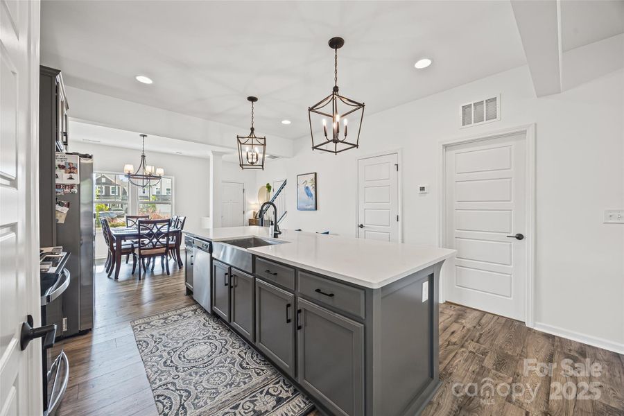Furnished interior view inside a new home in , York (Image 15).