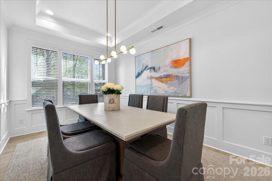 Furnished interior view inside a new home in , Charlotte (Image 35).