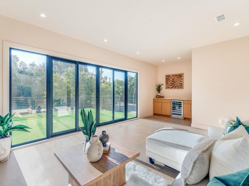 2nd Floor Game Room with Walk Out Roof Deck 2nd Floor Game Room with Walk Out Roof Deck