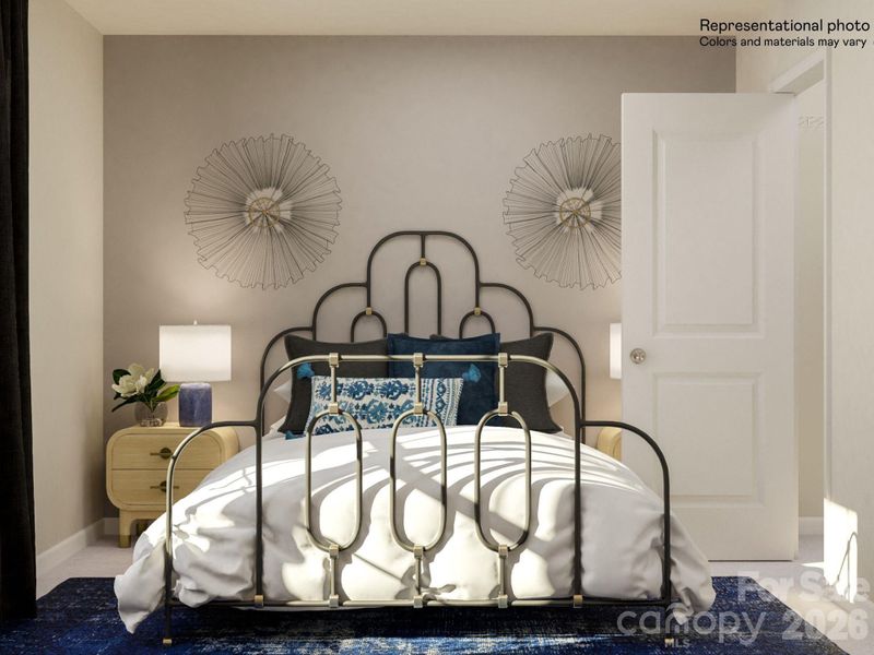 Furnished interior view inside a new home in Shannon Woods, Maiden (Image 11).