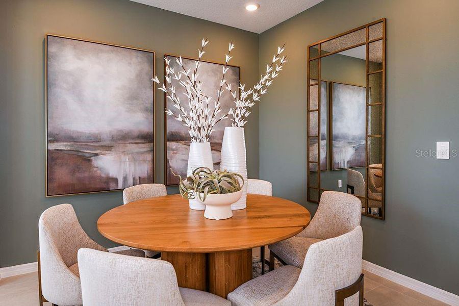 Furnished interior view inside a new home in Harvest at Ovation, Winter Garden (Image 14).