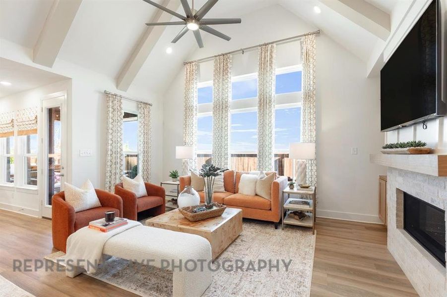 Furnished interior view inside a new home in Waterscape: 50ft. lots, Royse City (Image 23). Furnished interior view inside a new home in Waterscape: 50ft. lots, Royse City (Image 23).