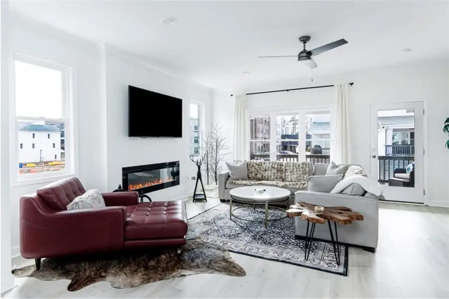Furnished interior view inside a new home in , Kennesaw (Image 7).