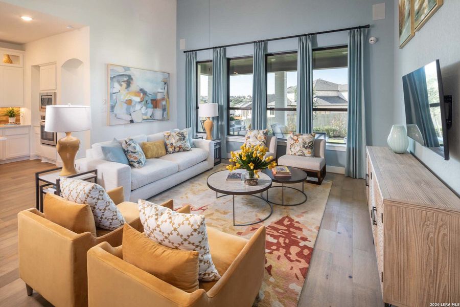 Furnished interior view inside a new home in Weston Oaks, San Antonio (Image 15).