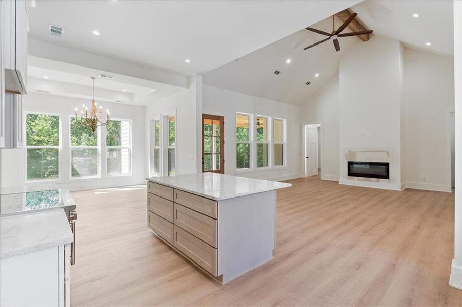 Furnished interior view inside a new home in , Canton (Image 4).