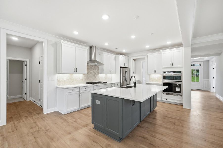 Furnished interior view inside a new home in Robinson Oaks, Gastonia (Image 9).