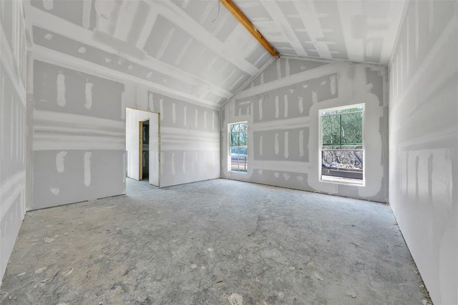 In-progress construction of a new home in , Bluff Dale, TX (Image 4).