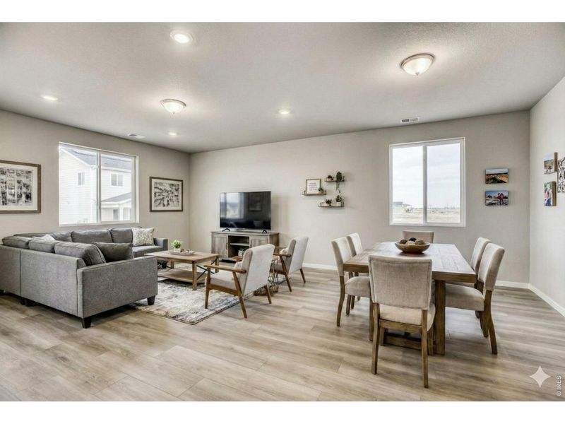 Furnished interior view inside a new home in Hidden Creek, Frederick (Image 12).