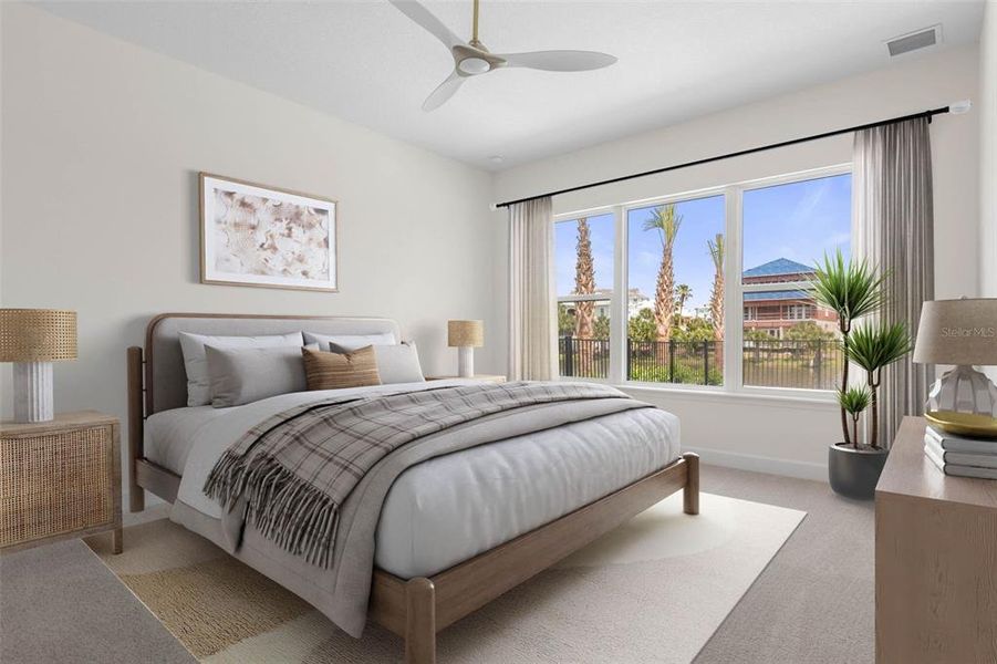 Furnished interior view inside a new home in , Palm Coast (Image 14).