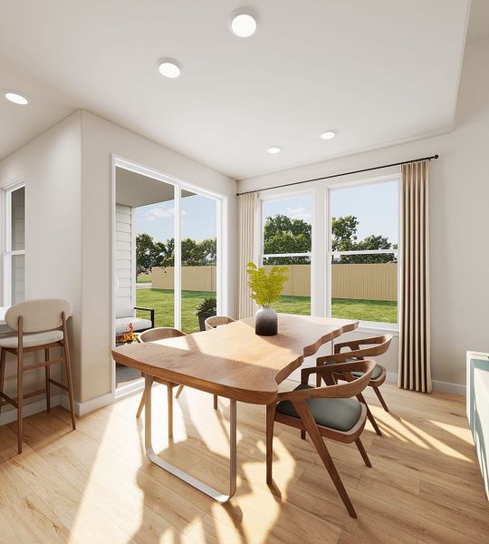 Representative furnished interior of a home built from the Frost by Tri Pointe Homes in Paley Park at Easton Park, Austin (Image 10). Representative furnished interior of a home built from the Frost by Tri Pointe Homes in Paley Park at Easton Park, Austin (Image 10).