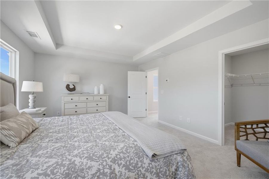 Furnished interior view inside a new home in The Bluffs, Canton (Image 12).